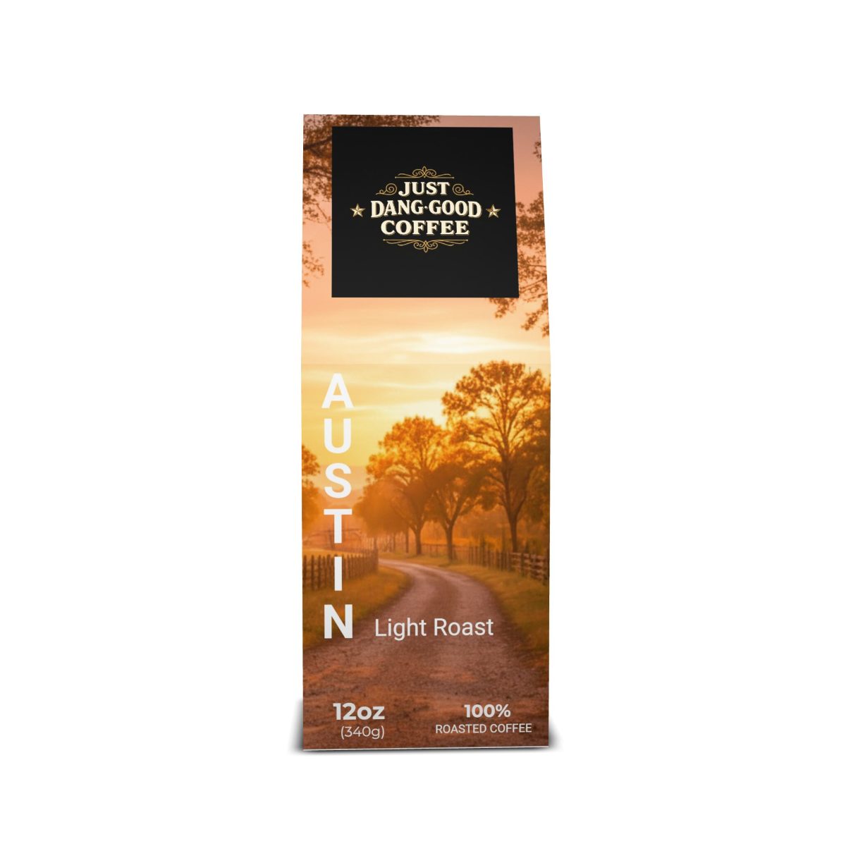 Austin Light Roast coffee from Just Dang Good Coffee
