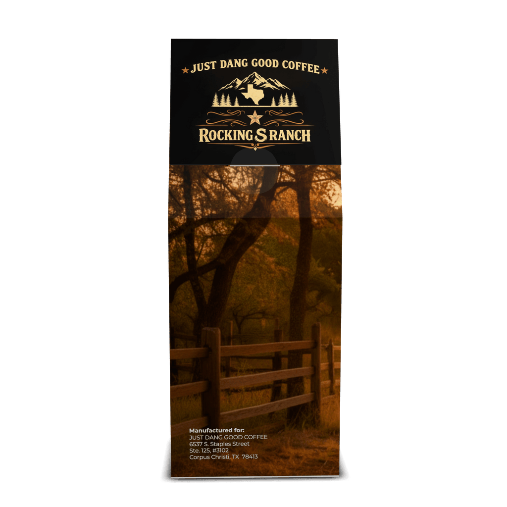 This shows the back of the new Package with the Rocking S Ranch logo